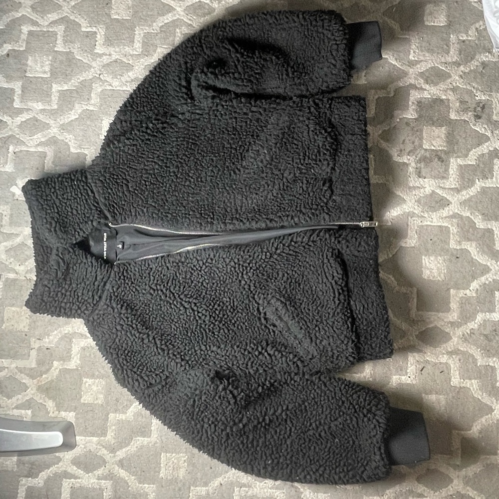 Black teddy jacket